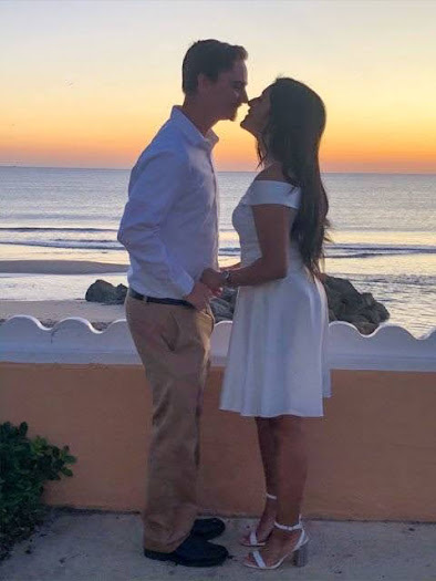 Newlyweds celebrating after their notary-officiated wedding ceremony